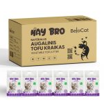 TOFU kraikas katėms „HayBro ” 7 L/2,5 Kg., (Juodųjų serbentų) 100% NATŪRALUS KRAIKAS